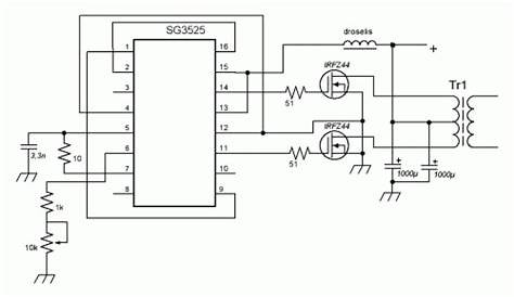 Sg3525 /Lm Inverter Circuit - Shatara Site