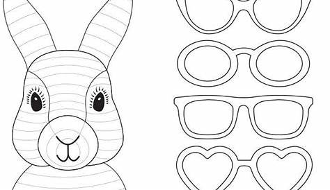 Easter Bunny Template | Funny easter bunny, Easter bunny crafts, Easter