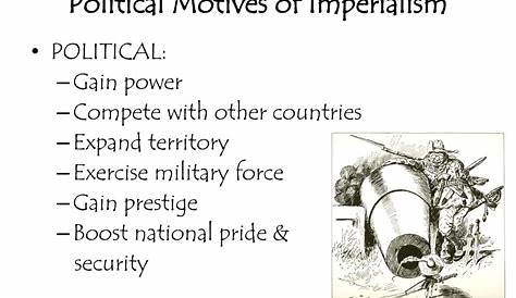 Motives For Imperialism Worksheet - European Imperialism Motivation