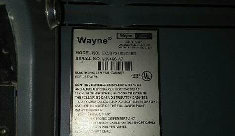 wayne decade 2400 operating manual