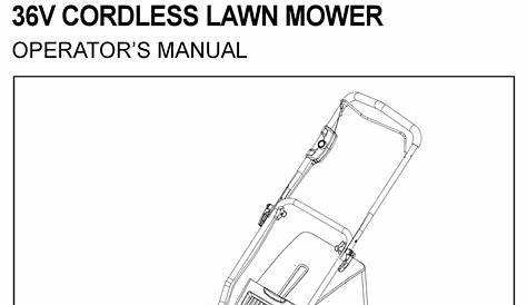 ryobi lawn mower manual