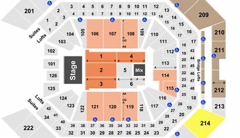 Golden 1 Center Seating Chart + Rows, Seats and Club Seat Info