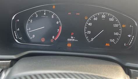 2008 honda accord warning lights