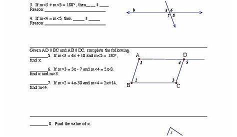 graphing parallel lines worksheet