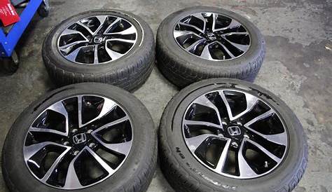 Set Honda Civic 2014 2015 2016 16" OEM Rims Wheels Tires 205/55R16 91H
