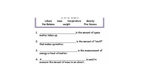 Measuring Matter Quiz by A Teacher Knows Best | TPT