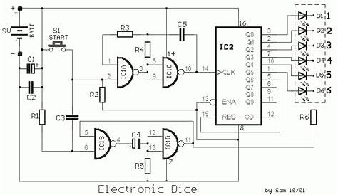 Electronic Dice Circuit - EEWeb