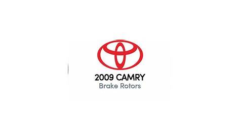 2011 toyota camry brake rotor replacement