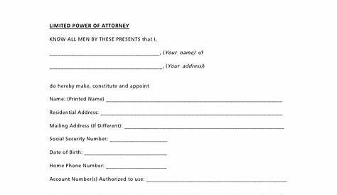 California General Durable Power Of Attorney Form