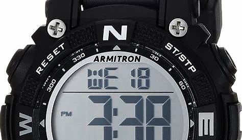 Armitron Sport Unisex Digital Chronograph Resin Strap Watch, 45/7099
