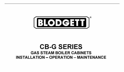 BLODGETT CB24-140G BOILER INSTALLATION OPERATION & MAINTENANCE | ManualsLib