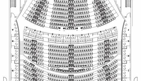 gallo center for the arts seating chart