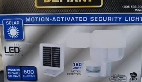 defiant motion security light manual