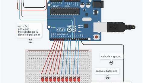 Ultrasonic Sensor Arduino Wiring