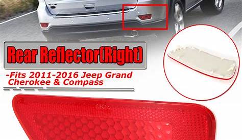 2014 Jeep Grand Cherokee Rear Bumper Reflector