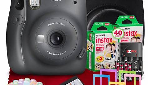 FUJIFILM INSTAX Mini 11 Instant Film Camera (Charcoal Grayv - Walmart
