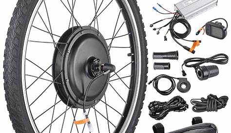 48V1000W 26" Front/Rear Wheel Electric Bicycle Motor Kit E-Bike