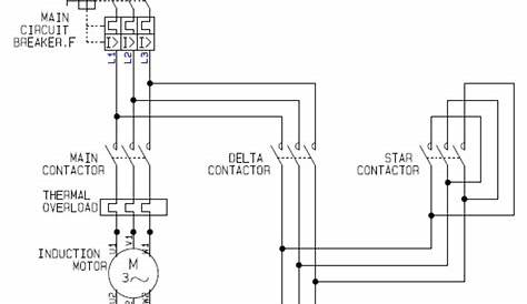 star delta motor connection wiring diagram