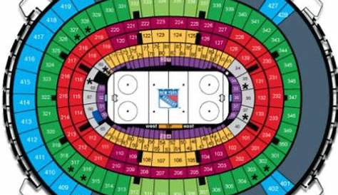 New York Rangers Tickets Schedule 2019-2020 | MSG Seating Chart