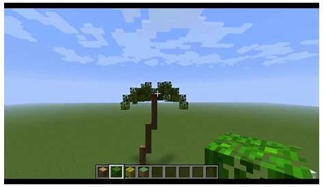 how to make palm trees in minecraft