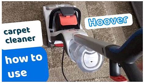 how to use Hoover Powerdash Pet carpet cleaner - YouTube