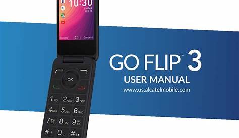 manual for alcatel flip phone
