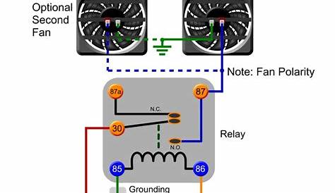condenser fan motor wiring schematic