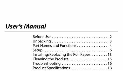 EPSON TM-T88VI USER MANUAL Pdf Download | ManualsLib