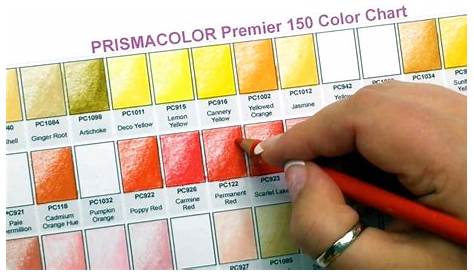 prismacolor 72 color chart