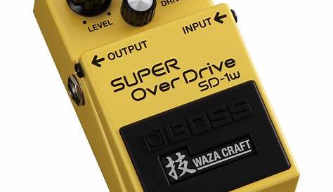 BOSS SD-1W Super Overdrive Waza Craft Guitar Pedal SD-1W B&H