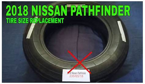 🚗 🚕 2018 Nissan Pathfinder Tire Size 🔴 - YouTube