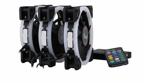Rosewill RGBF-S12001 120mm Dual Ring Addressable RGB Case Fan Hub Set