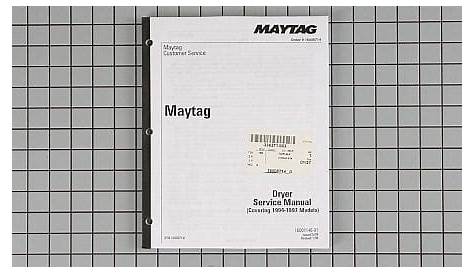 Maytag Centennial Dryer Repair Manual