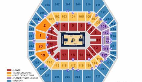 Indiana Pacers Home Schedule 2019-20 & Seating Chart | Ticketmaster Blog