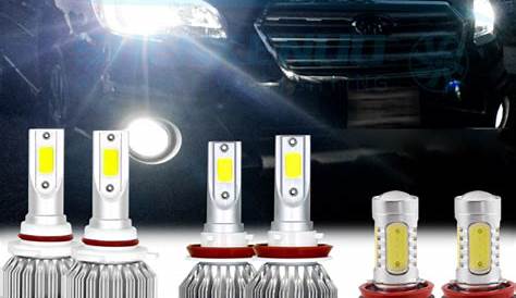 For Subaru Forester 2015-2019 6000K LED Headlights High Low Fog Light