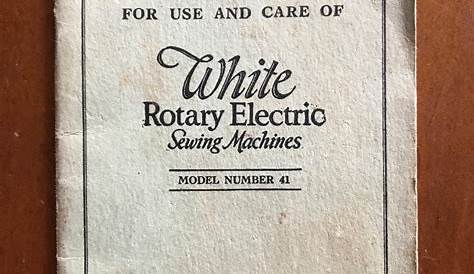 Value of a 1927 White Rotary Electric Sewing Machine? | ThriftyFun