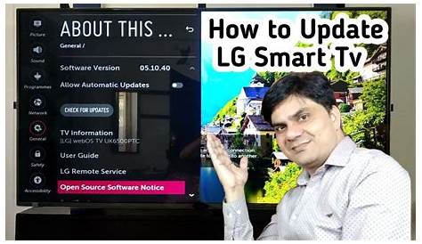 How to Update LG Smart Tv - Automatic update or Manual Update - YouTube