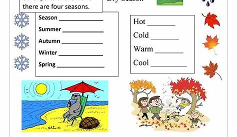 Months Of The Year And Seasons Worksheets - Studying Worksheets