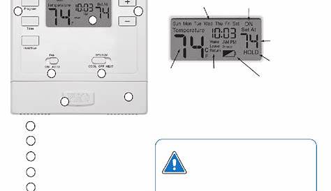 Pro1 IAQ True Comfort II T605-2 Thermostat Operating manual PDF View