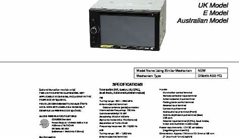 Sony XAV-65 Service Manual — View online or Download repair manual