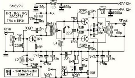 Radio Frequency Amplifier: 10W Linear RF Amplifier Circuit