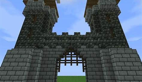 Castle Door Minecraft & Step 1 Place And Activate The Pistons