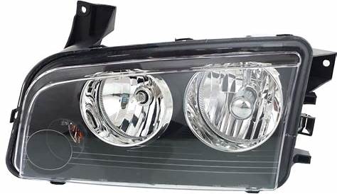 Headlight Set For 2007-2010 Dodge Charger Left and Right With Bulb 2Pc