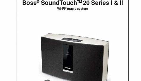 BOSE SOUNDTOUCH-20 SERIES I-II Service Manual download, schematics
