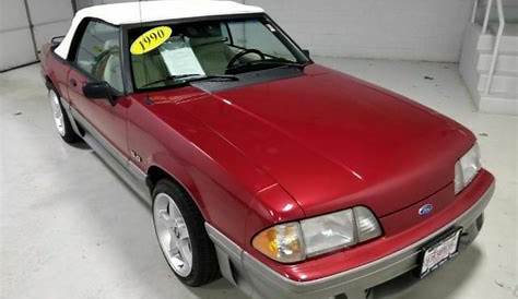 1990 Ford Mustang GT 5.0 Convertible 5spd RED AVAILABLE NOW!! for sale