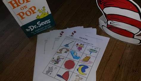 Hop on Pop worksheet to go along with the book | Hop on pop, Seuss, Pop