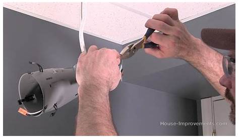 How To Install A Recessed Pot Light - YouTube