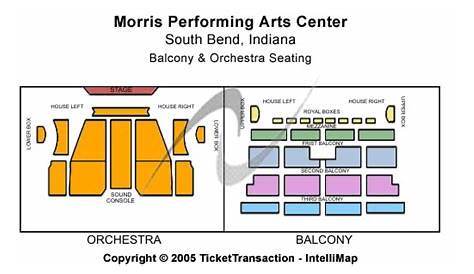 Morris Performing Arts Center Seating Chart
