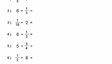 Dividing Fractions By Whole Numbers Worksheet 5th Grade - kidsworksheetfun