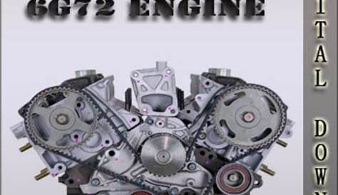 Mitsubishi 6G72 engine factory workshop and repair manual download
